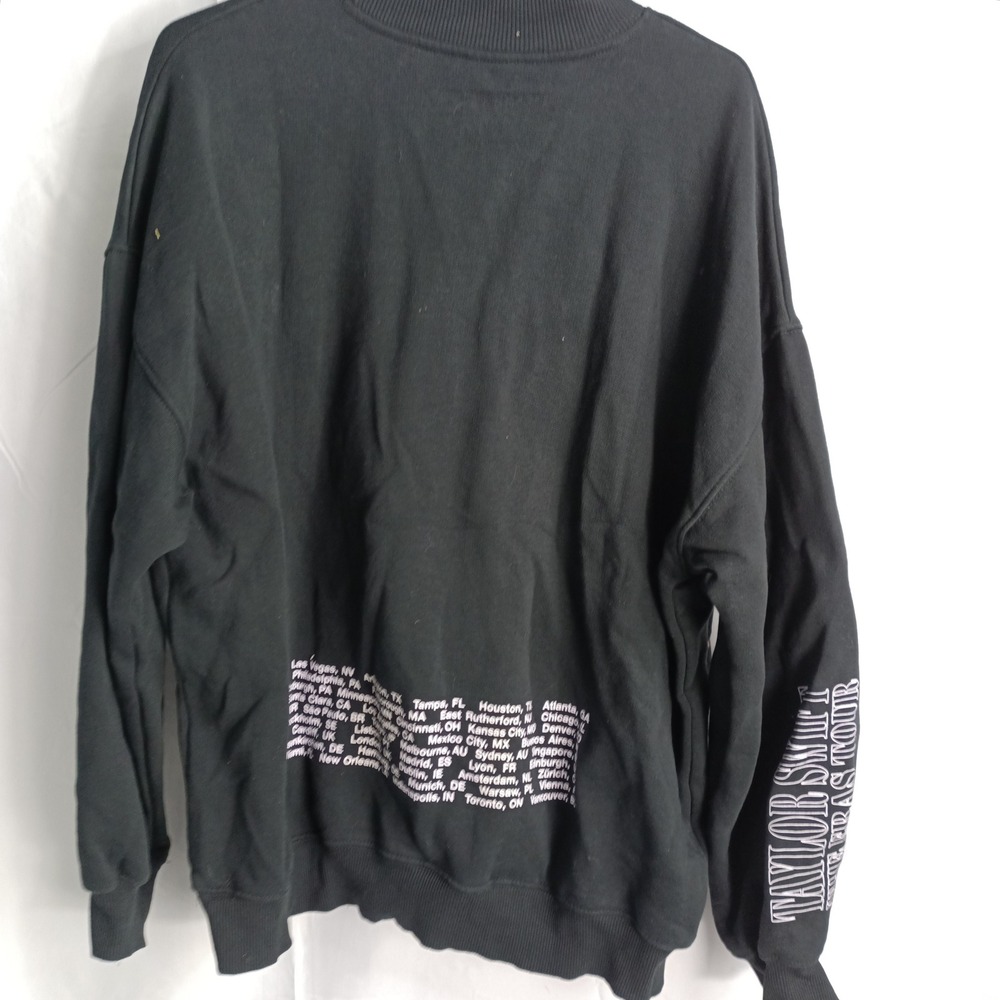 Taylor Swift The Eras Tour Black Crewneck Sweatshirt Large RN102050 Egypt - Picture 4 of 6